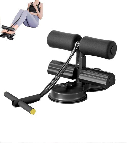 Ab Training Auxiliary Device, Upgrade Double Suction Cups and Three Levels of Height Adjustment Multi-Functional Adjustable Ab Trainer Equipment, Fitness Equipment for Home and Gym