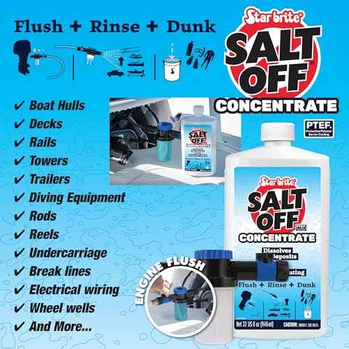 STAR BRITE Salt Off Applicator ? Marine Engine Flush & Salt Remover Spray Tool for Boats, Trailers, Fishing Gear, Dive Equipment, and More