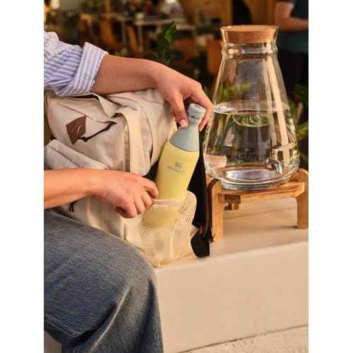 Stanley All Day Slim Bottle 20 oz | Twist On Lid with Leakproof Seal | Slim Design for Travel & Gym | Insulated Stainless Steel | BPA-Free | Lilac