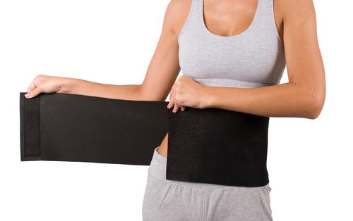 GoFit GFNWT Go fit GF-NWT Neoprene Waist Trimmer, Black