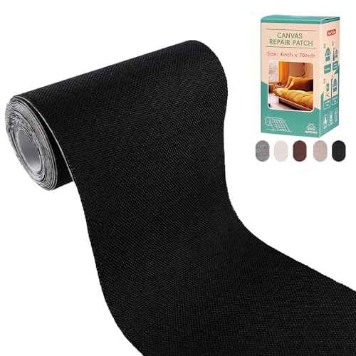 Canvas Repair Tape,Fabric Repair Patch,4¡¿70 Inches,Outdoor Gear Patch, Waterproof,Self-Adhesive for Repairing Boat Covers,Tents,Sofas,Patio Umbrellas,Lounge Chairs,Awnings