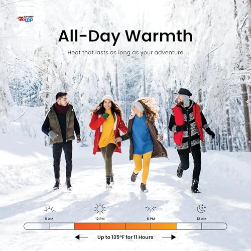 Long Lasting Hand Warmers 45 Pairs - Up to 11 Hours of Heat, All Natural, Odorless, Air Activated, One Size