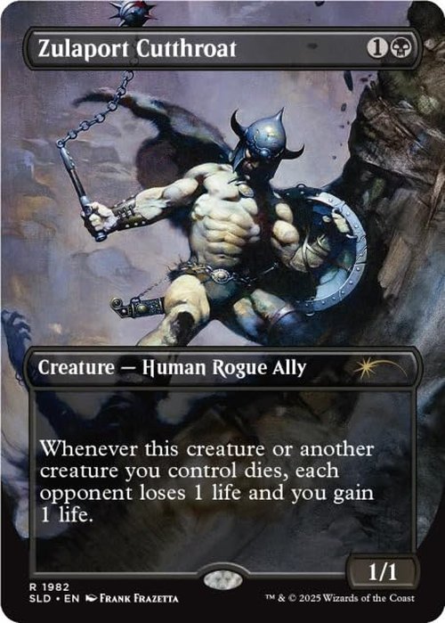 Magic the Gathering Secret Lair The Art of Frank Frazetta: The Second Exhibition (Foil)