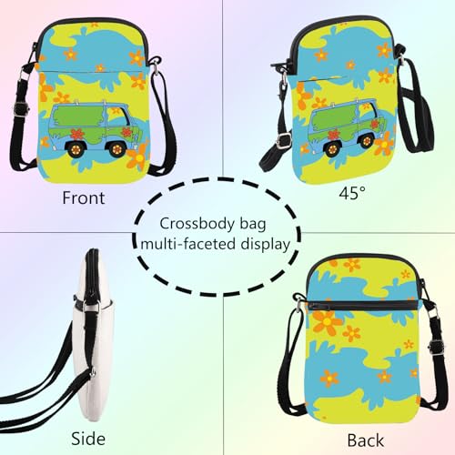 Mystery Van Messenger Bag Cartoon Movie Crossbody Bag Machine Gift - Mystery Van CB