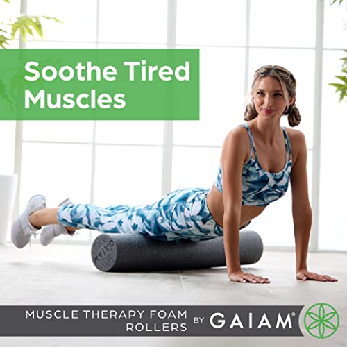Textured Foam Roller 18-Inch Deep Tissue Muscle Massager for Recovery
