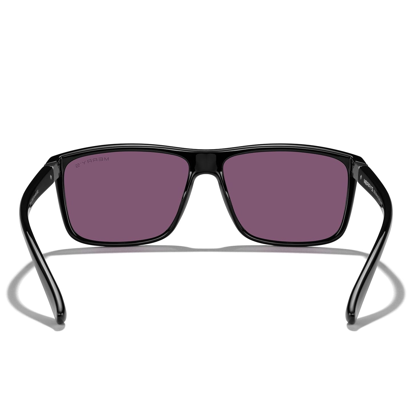 MERRY'S Rectangular Polarized Sports Sunglasses for Men Women Cycling Driving Fishing UV400 Protection S8225