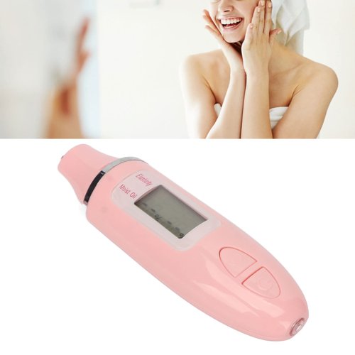 Moisture Water Oil Analyzer Sensor Digital Skin Moisture Meter Facial Skin Tester with Digital LCD Display,Portable Skin Care Water Oil Tester Detector for Beauty Salon