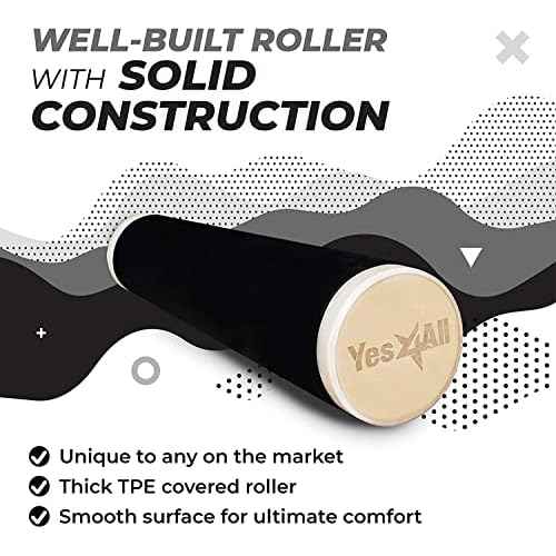 Yes4All Balance Board Sports Trainer, Surf Trainer Board With Adjustable Stoppers, Improve Core Strength and Balance Control