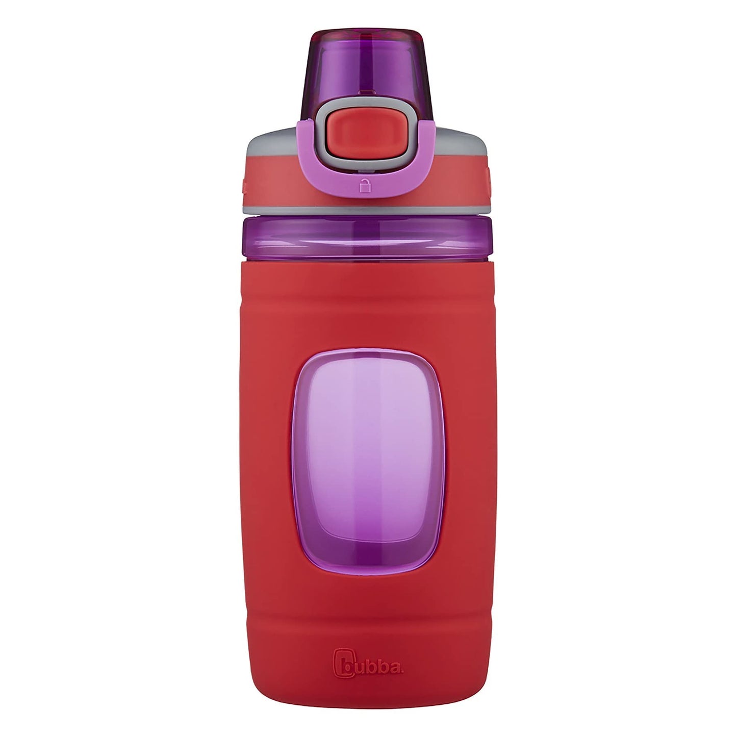 Bubba Leak Proof Flo Silicone Kids Water Bottle, 16 oz., Refresh Coral