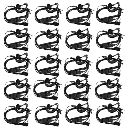 20 Pack Walkie Talkie Earpiece with Volume Control for RT22 RT68 RT21 H777