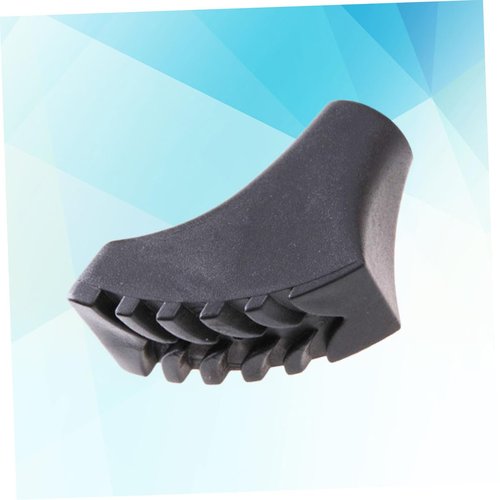 BESPORTBLE Trekking Poles Accessories: Rubber Walking Stick Tips Walking Stick Rubber Tips Black Trekking Pole Tips