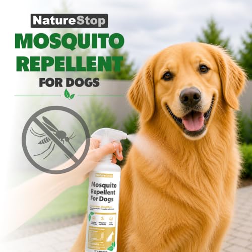 Pet-Safe Mosquito Repellent Spray for Dogs - 16oz, Natural Oil Formula, Made in USA
