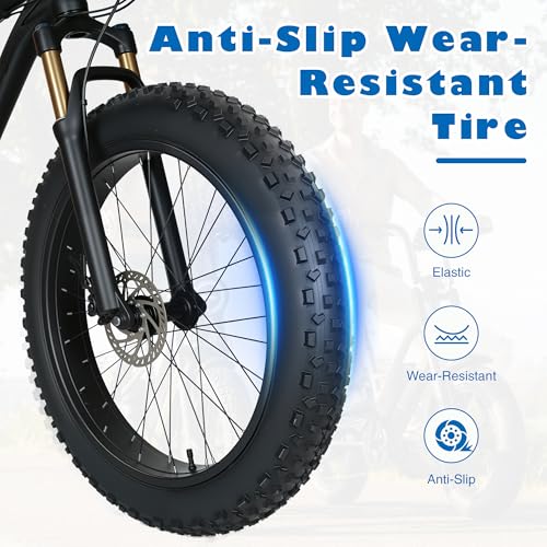 20x4.0 Fat Tire Ebike Tires Set with 2 Levers - High-Performance All-Terrain