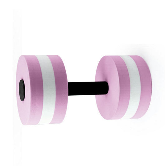 1Pcs Water Dumbbell, Eva Foam Pool Weights - Men Women Water Aerobic Weight Loss Equipment Pink