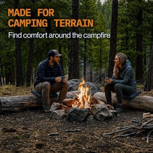 Black Whispering Winds Inflatable Seat Cushion - Large Pack for Travel & Outdoors
