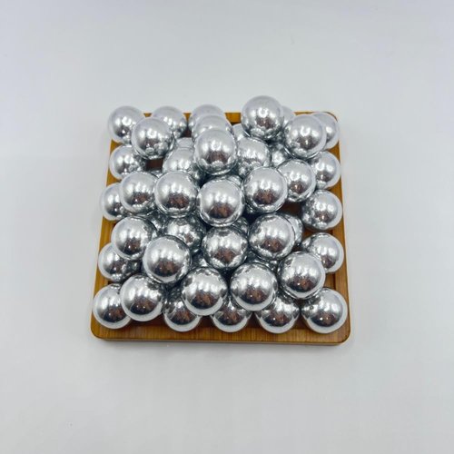 50 x 68 Cal Paintball Projectiles, Non Lethal Solid .68 Caliber Self Defense Balls Fit for Byrna LE/Salt Supply S2/T4E HDS, 7.3Grams Kinetic Aluminum for Home Defense and Target Practice