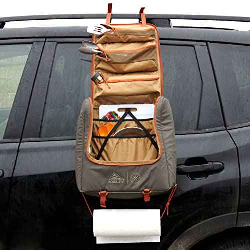Kelty Camp Galley Deluxe ? Camp Kitchen Organization Kit, Deep Pockets, Paper Towel Holder, Zippered Compartments for Outdoor Cooking Essentials