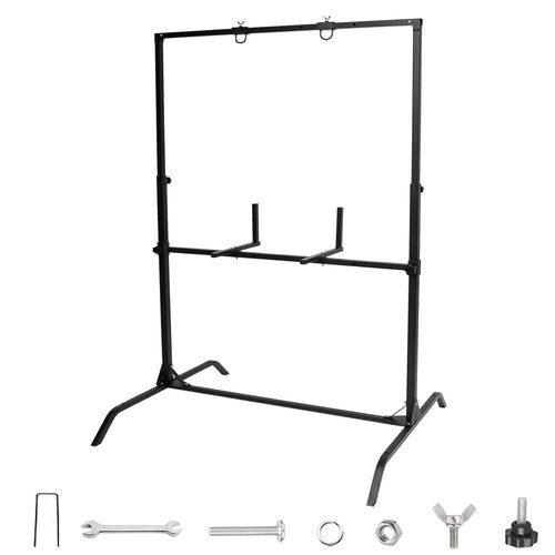 JTZFD Adjustable Archery Target Stand - Universal Fit for Bag/Foam Targets - Heavy Duty Steel Construction for Backyard, Range & Outdoor Shooting