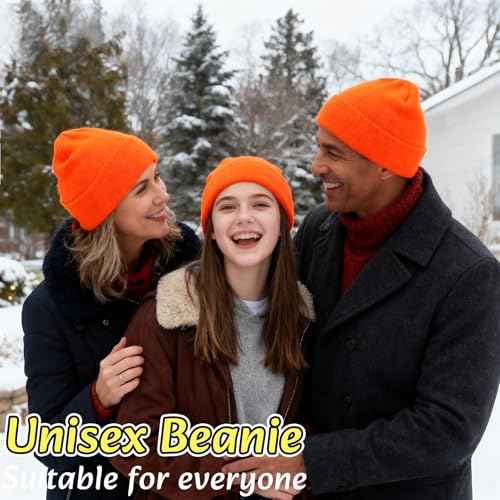NPQQUAN 3 Packs Unisex Beanie Hats for Men Women Winter Knit Beanies