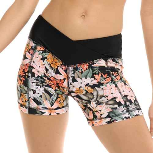 Body Glove Womens Speedy Elastic Waist Hybrid Swim Short with UPF 50Bikini Bottoms