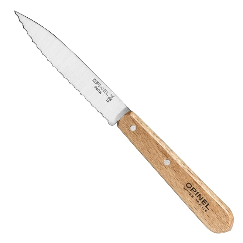 Opinel Les Essentials Beech Wood 4-Piece Kitchen Knife Set