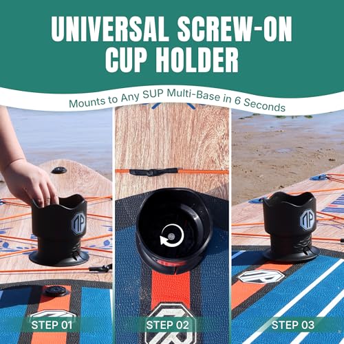 Paddle Board Cup Holder - Universal Kayak Drink & Accessory Holder
