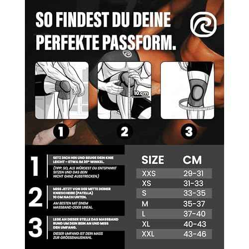 Rehband 5mm knee sleeve support for Cross Fit & heavy training, compression neoprene knee sleeve, feel stronger + more secure while workout, Colour:Camo - 1 Pair, Size:S