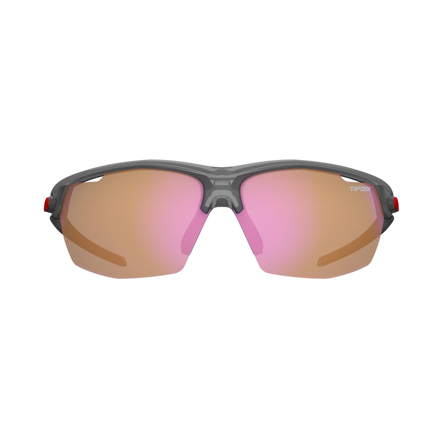 Tifosi Optics Navar Sunglasses (Satin Vapor, AC Red)