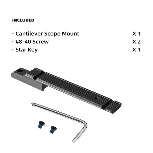 AGILLE Cantilever Scope Mount Base Fits for Henry Golden Boy with Weaver Style, Durable, Easy Installation, Preserves Classic Aesthetics, and Enhances Your Accuracy