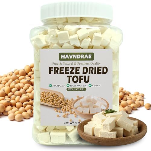 M 5.29 oz Freeze-Dried Tofu Cubes for Ramen & Miso Soup - No Additives