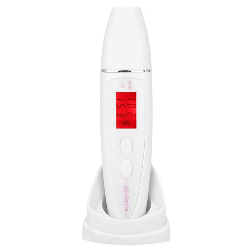 Facial Skin Tester High Sensitive LCD Digital Skin Analyzer Water Oil Analyzer with Digital LCD Display Water Oil Monitor for Skin Care for Traveling,Home,Beauty Salon(02)