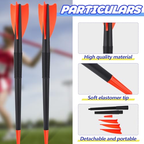 Training Javelins for Kids - Set of 4 Soft Plastic 300g with Stylish Style
