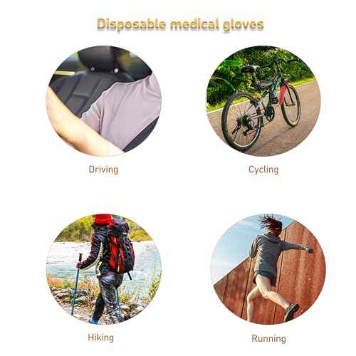 Cotton Fingerless Driving Gloves for Women Men, Mesh Nonslip UV-Protection Summer Gloves for Nail Manicure, Cycling