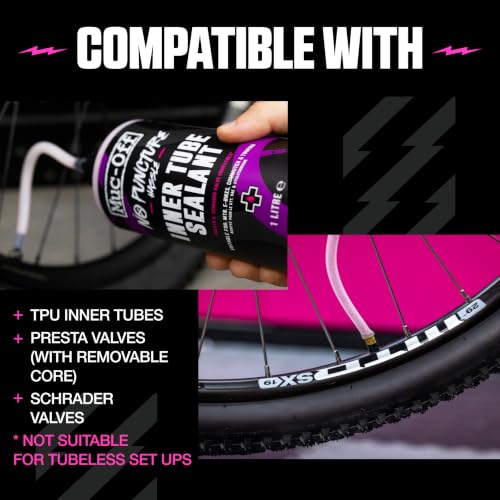 Muc-Off Inner Tube Sealant 1 Liter Puncture Prevention for Bicycle Tires
