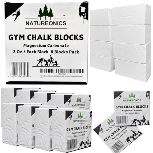 Gym Chalk Blocks for Weight Lifting Climbing & Gymnastics - 1Lb