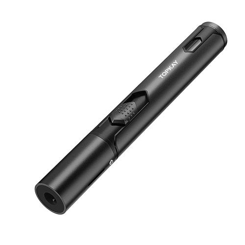 TOPKAY Torch Lighters, 2 Pack, Butane Lighters, Adjustable Jet Flame Torch Lighters, Wind Resistant Butane Refillable Gas Torch Lighter Long Lighter for Candle, Grill, BBQ, Fireworks(GAS Not Included)