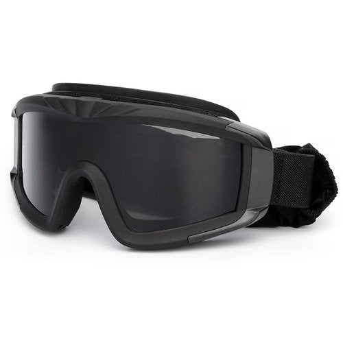 SPOSUNE Airsoft Goggles Anti Fog Army Tactical Goggles with 3 Interchangeable Lens UV400 Protection Over Glasses Airsoft Eye Protection Desert Goggles