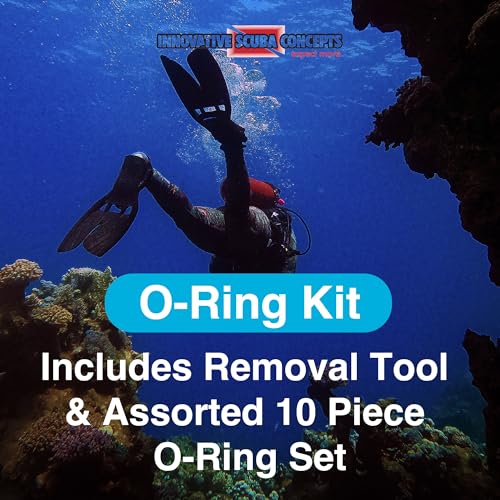 Scuba Diving Tool Kit with Wrenches & O-Ring Set - Maintenance & Repair