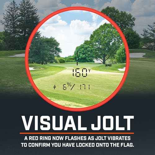 Bushnell Golf Tour V6 Shift Laser Rangefinder with Slope Compensation, 1300-Yard Range, Flag Lock Vibration, Magnetic Cart Mount, 6X Magnification, Waterproof ? Tournament Legal