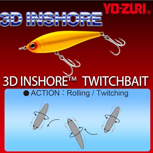Inshore Lipless Twitchbait 110mm 4.375in - Slow Sinking Fishing Lure