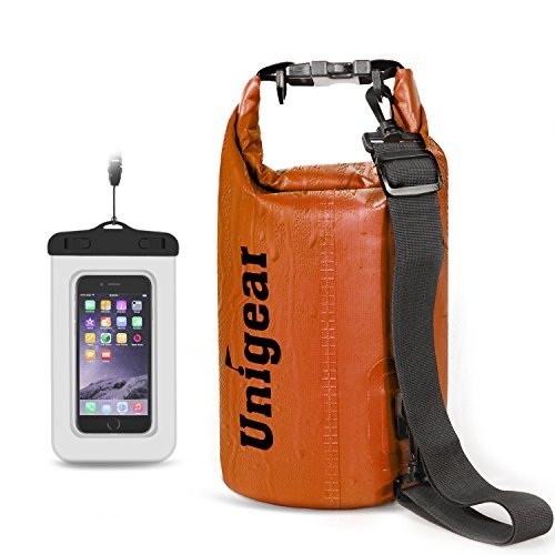 Unigear 10L Waterproof Dry Bag for Kayaking - Orange
