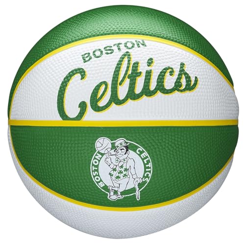Wilson NBA Retro Mini Basketball - Boston Celtics 3 Inch Mini
