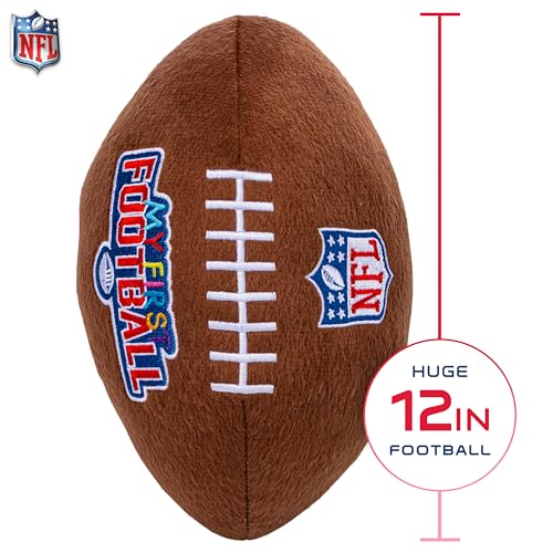 Kids Soft Plush Football - 12 Inch Jumbo Football for Learning & Play