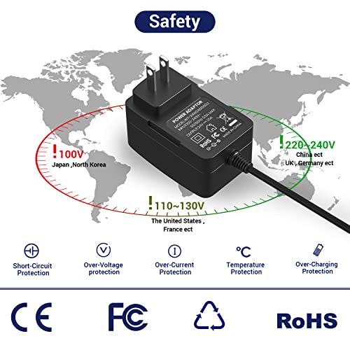 24V 1.5A Electric Scooter Battery Charger Replacement for Razor E100 E200 E300 MX350