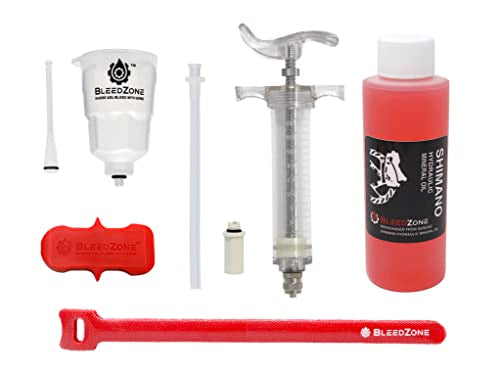 Shimano Brake Bleed Kit with 120ml Mineral Oil for Hydraulic Road Bikes