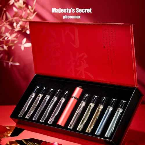 Luxury Women's Perfume Set (10 x 0.34 fl oz) ? Mini Fragrance Collection with Magnetic Cap & Gift Bag ? Unique Women Perfume for Travel,Dating,Holidays,Daily Use ? Gift for Mum,Wife,Girlfriend