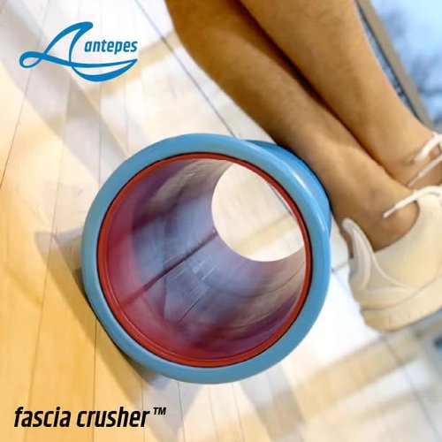 Antepes Fascia Crusher Foam Roller - Multi-Density Massage Roller for Deep Tissue & Muscle Stimulation - Soft Surface Increases Blood Flow in Muscles & Tendons, Hard Surface Relieves Fascia & Knots