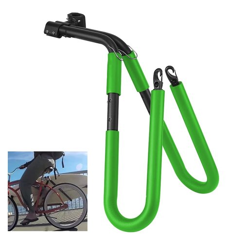 Lixada Surfboard Holder Surfboard Bike Rack Bike Surfing Board Carrier Rack Holder Surfboard Rack Surf Rack for Bike