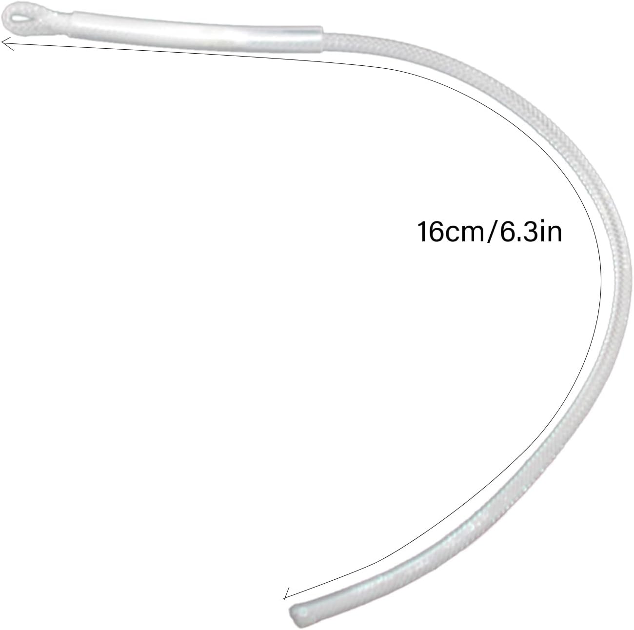 10Pcs Line Loop Connectors Braided Leader Connectors Braided High Strength 20/30/50LB Fly Fishing Leader Connection