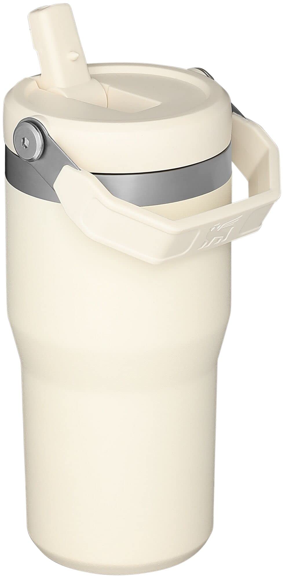 Stanley IceFlow Stainless Steel Tumbler - Vacuum Insulated Water Bottle for Home, Office or Car Reusable Cup with Straw Leak Resistant Flip Cold for 12 Hours or Iced for 2 Days, Cream, 20 OZ / 0.59 L